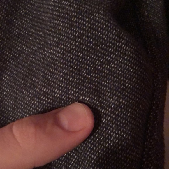 Hollister Gray Textured Patterned Pocket Flannel Mens Large L - Picture 13 of 13